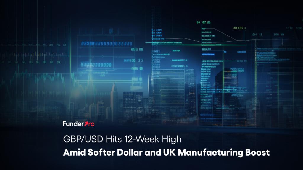 GBP/USD Hits 12-Week High Amid Softer Dollar and UK Manufacturing Boost