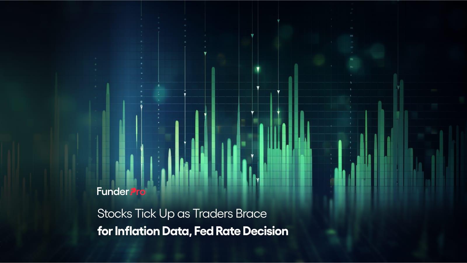 Stocks Tick Up as Traders Brace for Inflation Data, Fed Rate Decision