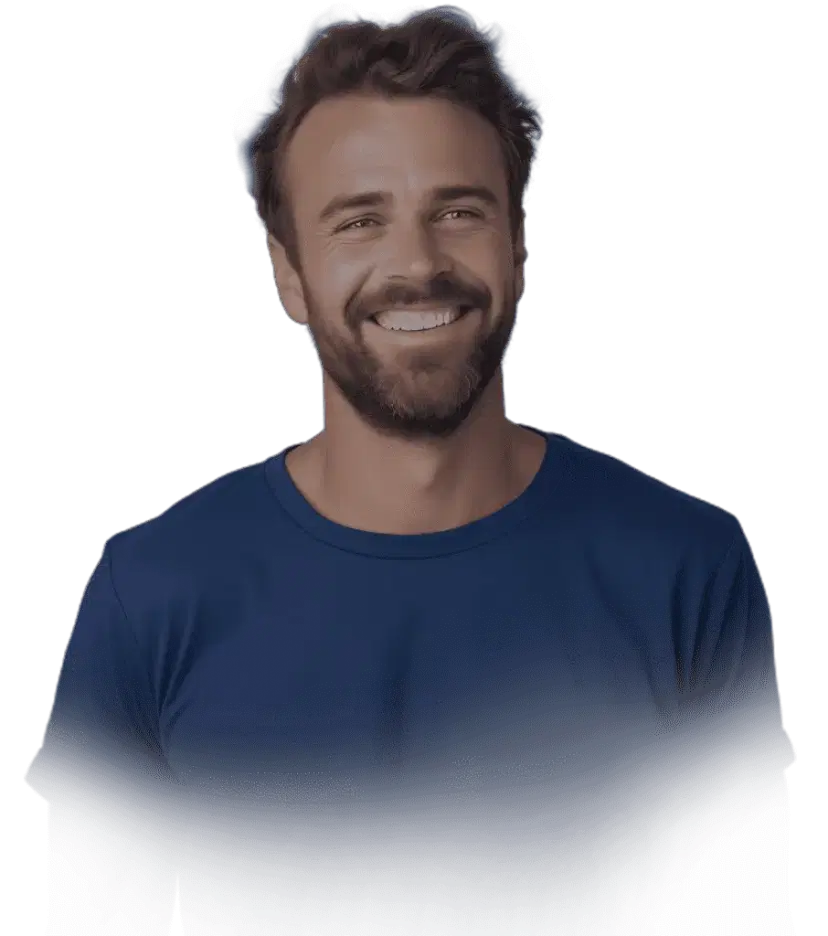Uomo sorridente