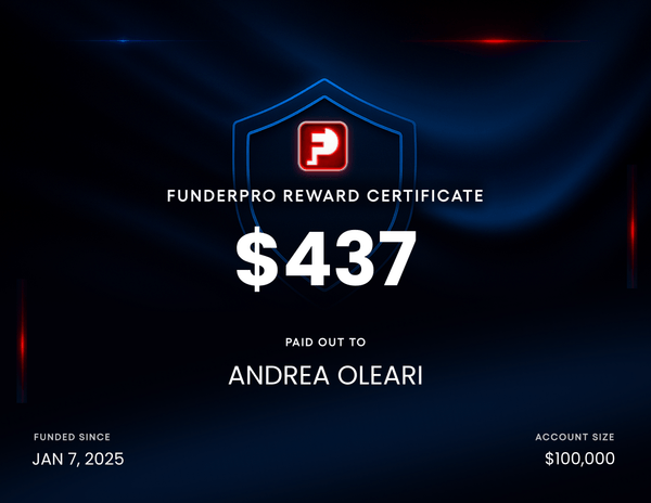 FunderPro Reward Certificate