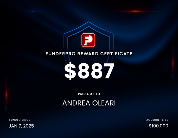 FunderPro Reward Certificate