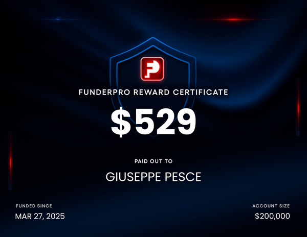 FunderPro Reward Certificate
