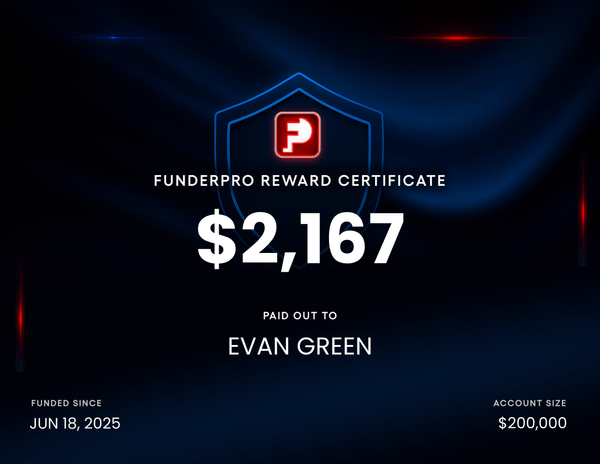 FunderPro Reward Certificate