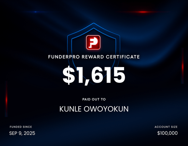 FunderPro Reward Certificate