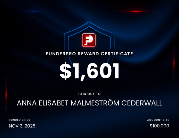 FunderPro Reward Certificate