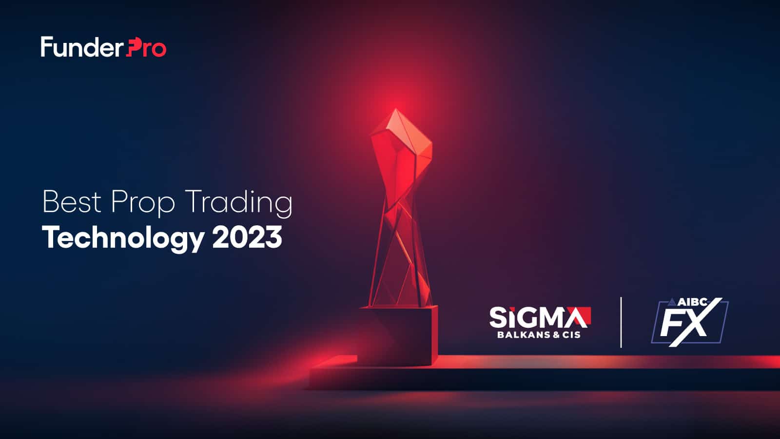 FunderPro won the "Best Prop Trading Platform Award" for 2023 at SiGMA FX in Limassol, Cyprus