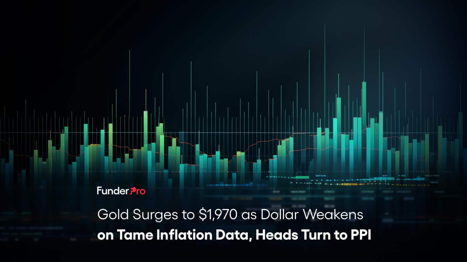 Gold Surges to $1,970 as Dollar Weakens on Tame Inflation Data, Heads Turn to PPI